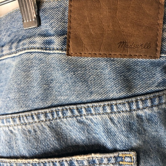 Madewell Low Slung Straight Jeans Women Size 32 Light Wash Casual Loose Classic - Picture 8 of 10